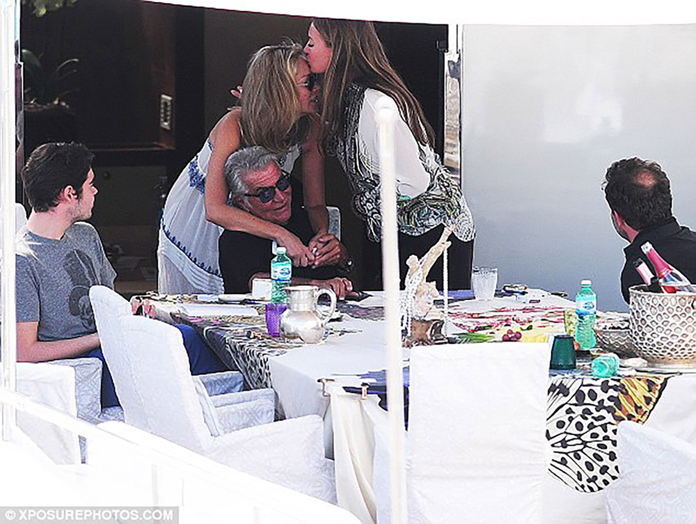 Festival di Cannes 2013 - Sharon Stone, Roberto e Eva Cavalli  e bicchieri Crystal