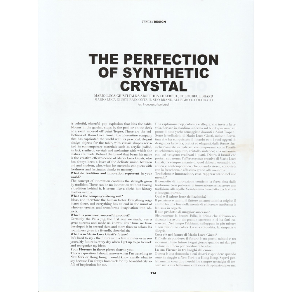 THE PERFECTION OF SYNTHETIC CRYSTAL
